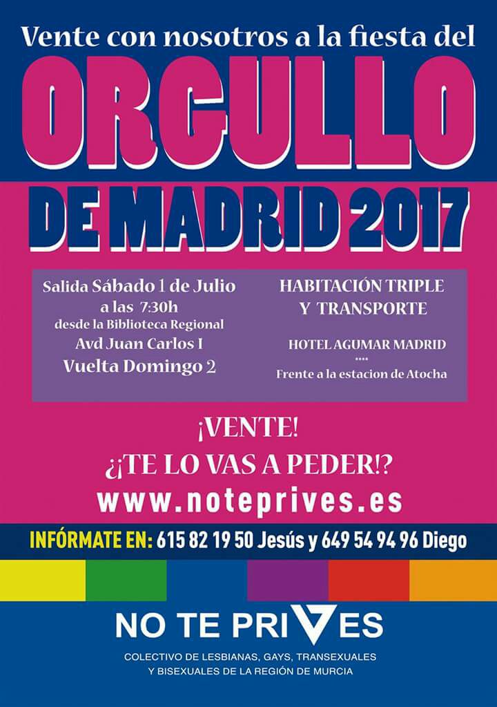 Cartel Viaje Madrid 2017